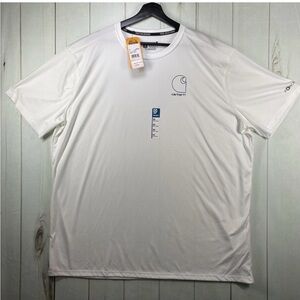 Carhartt Force Sun Defender Shirt Mens 2XL White Relaxed Short Sleeve TK6163-M